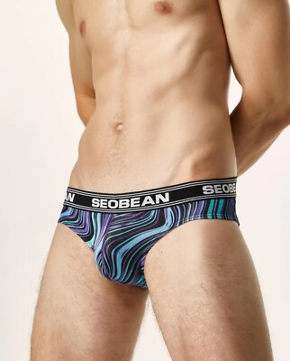 #ad SEOBEAN 2022 New Men#x27;S Sexy Emotion Expression Funny Bikini Briefs Underwear $4.99
