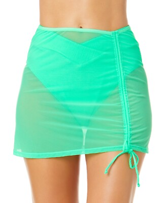 #ad Salt Cove Beach Cover Up Skirt Mint green L XL $15.00