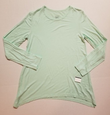 S amp; T Girls long sleeved LIGHT GREEN Shirt SMALL MEDIUM LARGE NWT *FAST SHIPPING $8.95