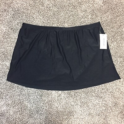 #ad NWT Swimsuits for All Swim Skirt Lined in Black Plus Size 24 $16.95