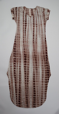 #ad Ulizozca Women#x27;s Boho Short Sleeve Tie Dye Long Maxi Dress with Split Pockets $16.99