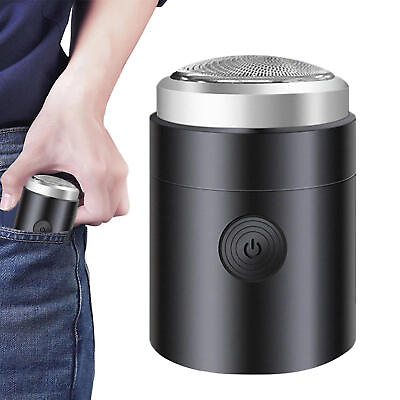 #ad Travel Electric Mini Razor For Travel Men#x27;s Small Pocket Size Razor Washable $11.49
