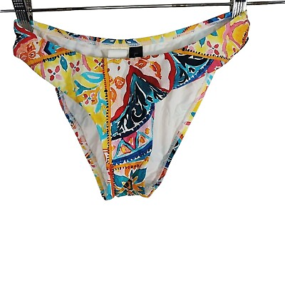 #ad La Blanca Colorful Bikini Swim Bottom Women Size 4 Beach Vacation Vacay $20.00