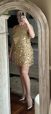 #ad Christmas New Year party dress with sequins $50.00