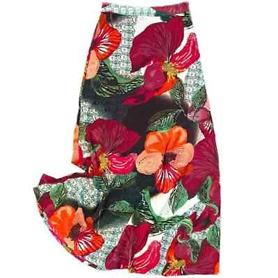 #ad Mark Brand Floral Slip Skirt Size 2XL Maxi Length Colorful Tropical NWOT $15.97
