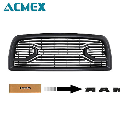 For 2013 2018 Dodge Ram 2500 3500 Front Bumper Grill Grille Replacement Shell $151.99