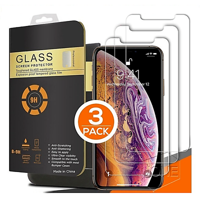 3X Tempered Glass Screen Protector For iPhone 14 13 12 11 Pro Max X XS XR 8 7 6 $5.99