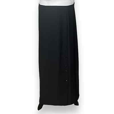 #ad Giorgio Fiorline Plus Collection A Line Dressy Maxi Skirt Skirt Size 22 Black $13.18