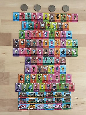 #ad Animal Crossing Mini Amiibo Cards Series 1 2 3 4 5 Sanrio New Leaf Listing 1 $1.50