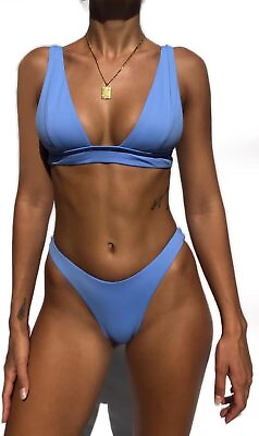 #ad #ad HAILTH Bikini Sets for Women Two Piece Swimsuit V Neck Push Up Triangle Top with $38.24
