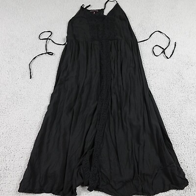 #ad #ad Victorias Secret Maxi Beach Cover Up Dress Womens Extra Small Leg Slit Sundress $24.99
