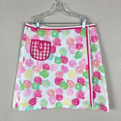 Lilly Pulitzer Seashell Wrap Skirt Women#x27;s Size 2 $20.00