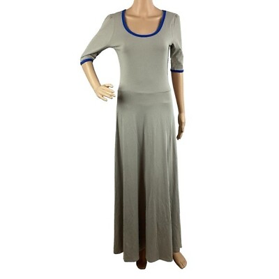 #ad LuLaRoe Ana Maxi Dress Size M Gray $14.99