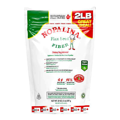NOPALINA Flax Seed plus Fiber 32OZ 2LB $29.99
