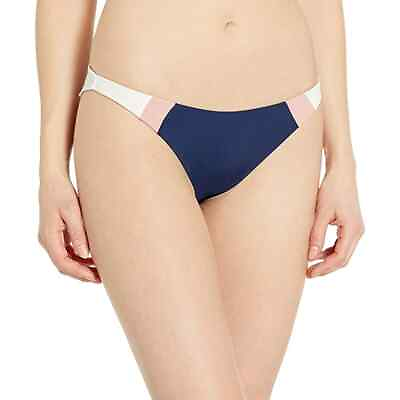 #ad L*Space Colorblock Reversible Bikini Bottom LARGE Pink Navy Cheeky Johnny NEW $25.00