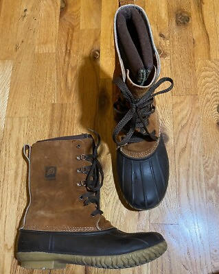 #ad #ad Vintage LaCross Womens Boots size 9 Brown With Optional Insoles Made In USA $25.00