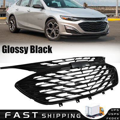 #ad 3PCS For Chevrolet Malibu 2019 2020 2023 Front Upper Grille Lower Glossy Grill $103.99