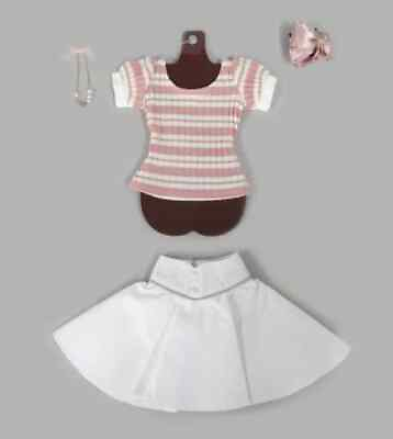 #ad #ad Doll Accessories For Dd Pink Border White Skirt Set Tenshi No Koromo Home Town D $129.19