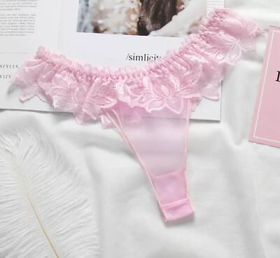 Thong Sheer Women Panties Sexy G string Open Lace Lingerie Underwear Mesh NEW $7.99