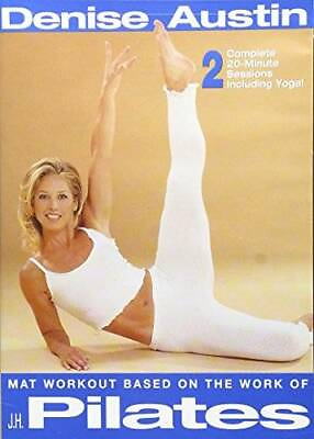 Denise Austin: Mat Workout Based on the Work of J.H. Pilates DVD VERY GOOD $4.78
