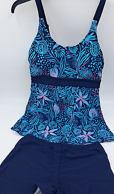 #ad Zando Tankini Swimsuits for Women Tummy Control Swimwear with Shorts S NEW $17.00