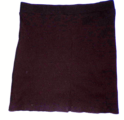 Forever 21 Teen Black raised ribbed weave mini–Skirt Womens Size L R2 $8.96