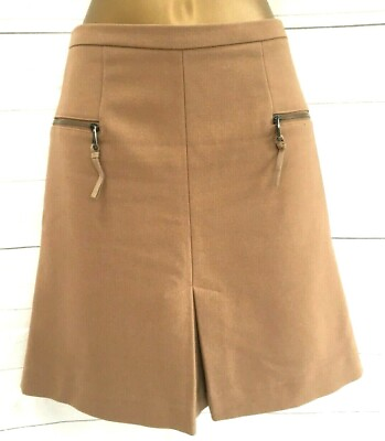 #ad Next Skirt Size 8 Camel Tan Lined Work Business Office GBP 4.99