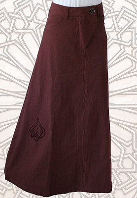 #ad 42quot; VERY LONG SKIRTS BEAUTIFUL STYLE A Line Modest Skirt ABN Free Ship $34.99