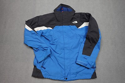 #ad #ad The North Face Jacket Mens Medium Blue Hyvent Wind Resistant Raincoat Hiking $39.97