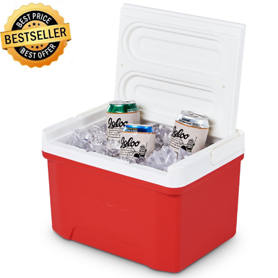 9 Qt Laguna ICE Chest Cooler Small Camping Picnic Sport Drink Outdoor Party Red $19.95