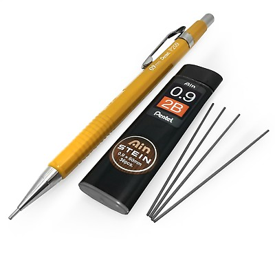 Pentel P209 Mechanical Pencil 0.9mm Ain Stein 0.9mm 2B Refill Leads GBP 7.99