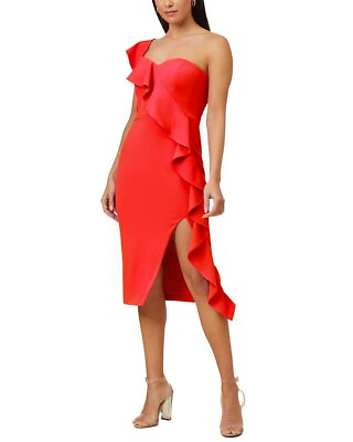 #ad #ad Aidan Mattox Knit Crepe Cocktail Dress Women#x27;s $79.99