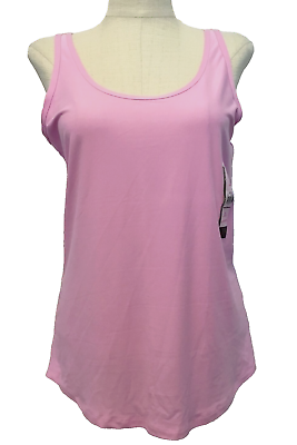 #ad NO BOUNDARIES Fitted Pink Orchid Scoop Neck Soft Stretch Knit Tank S. Jr. XL* $11.35
