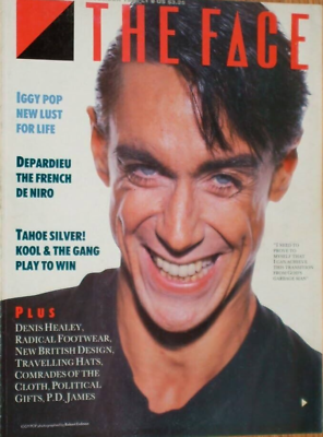 #ad THE FACE Magazine DECEMBER 1986 IGGY POP DEPARDIEU $60.00