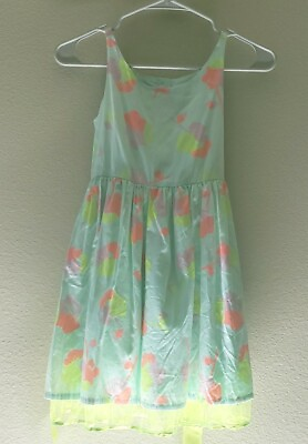 #ad #ad Cat amp; Jack Girls Colorful Spring Summer Dress Size 7 8 Medium $11.98