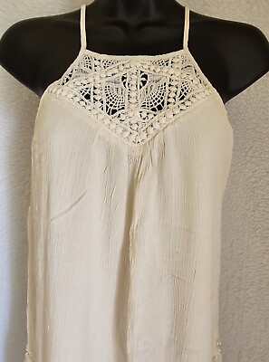 #ad Xhilaration Sundress Dress Size XS Womens Beige $35.14