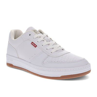 Levi#x27;s Mens Drive Lo Vegan Synthetic Leather Casual Lace Up Sneaker Shoe $29.99