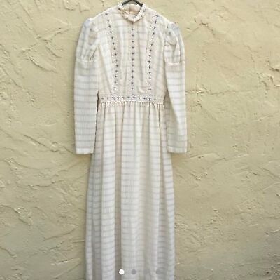 #ad Vintage dress boho maxi $65.00