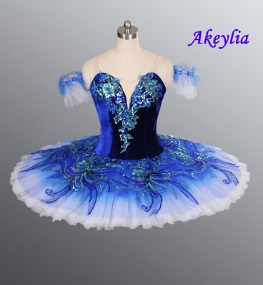 #ad Royal Blue Professional Ballet Tutu Skirt Women Pink Classical Tutu Costume $339.38