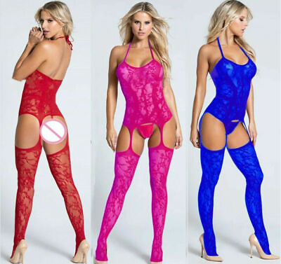 #ad Hot Women Sexy Teddy Bodysuit Lingerie Bodystocking Underwear Babydoll Sleepwear $7.94
