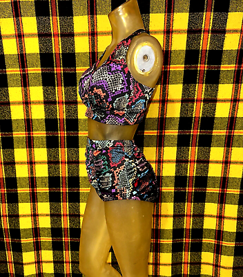 #ad Torrid Bikini 2 piece bathing suit size 0 swimsuit Swimwear Beautiful Design $60.00