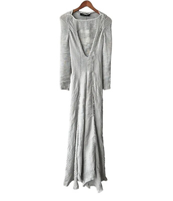 Roland Mouret Roka Gray maxi dress Size 2 $1100.00