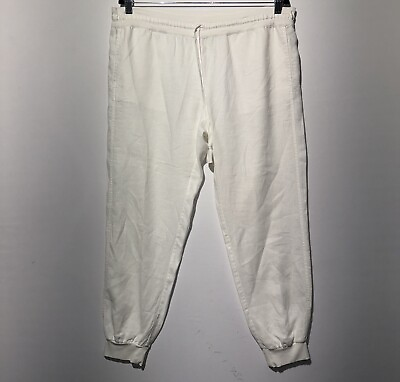#ad CALYPSO ST. BARTH Women#x27;s Pants CRUISEWEAR Cropped White Beach Pants size M $29.99