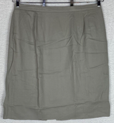 #ad Vintage Silk Blend Pencil Skirt Plus Size 24W Elastic Waist Back zip $24.88