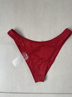 #ad Kenny Flowers Swim Women Sz L Sporty Bikini Bottom The Cali Swimwear NWT $48.00