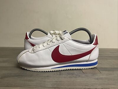 #ad Nike Classic Cortez Forrest Gump White Red Blue Shoes Sneakers Women#x27;s Size 9.5 $79.99