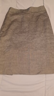 #ad Theory Skirt Womens 6 Gray Wool A line Skirt Business Cause $17.25