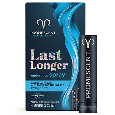 #ad Promescent Long Lasting Pleasure Enhancer Spray For Men Last Longer in Bed 2.6 m $24.95