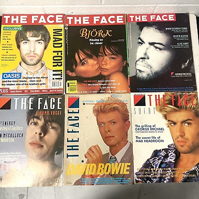 #ad THE FACE MAGAZINE #64 1985 George Michael David Bowie Oasis Bjork Select Mag $199.99