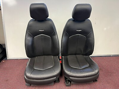 #ad 2013 CADILLAC CTS SEDAN FRONT LEATHER BUCKET SEATS BLACK IN COLOR $480.00